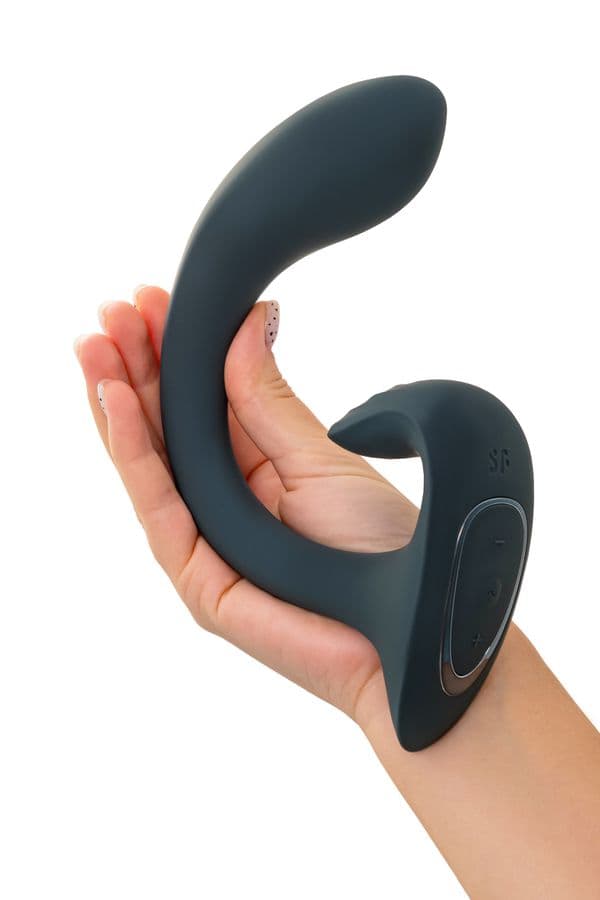 Satisfyer G for Goddess 1 - гибкий вибратор для двойной стимуляции - Черный Satisfyer G for Goddess 1 - гибкий вибратор для двойной стимуляции - Черный