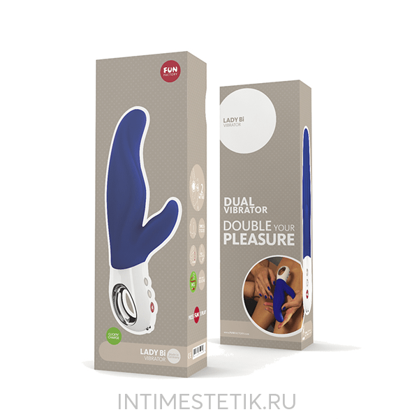 Вибратор Fun Factory Lady BI - синий