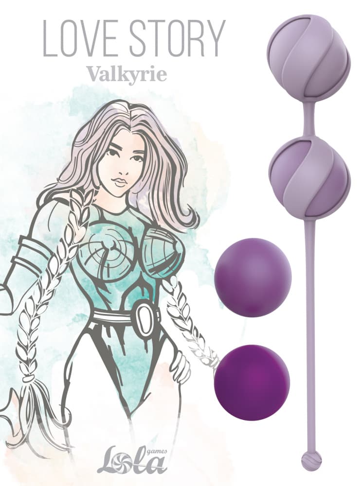 Вагинальные шарики Valkyrie Love Story - Фиолетовые Вагинальные шарики Valkyrie Love Story - Фиолетовые