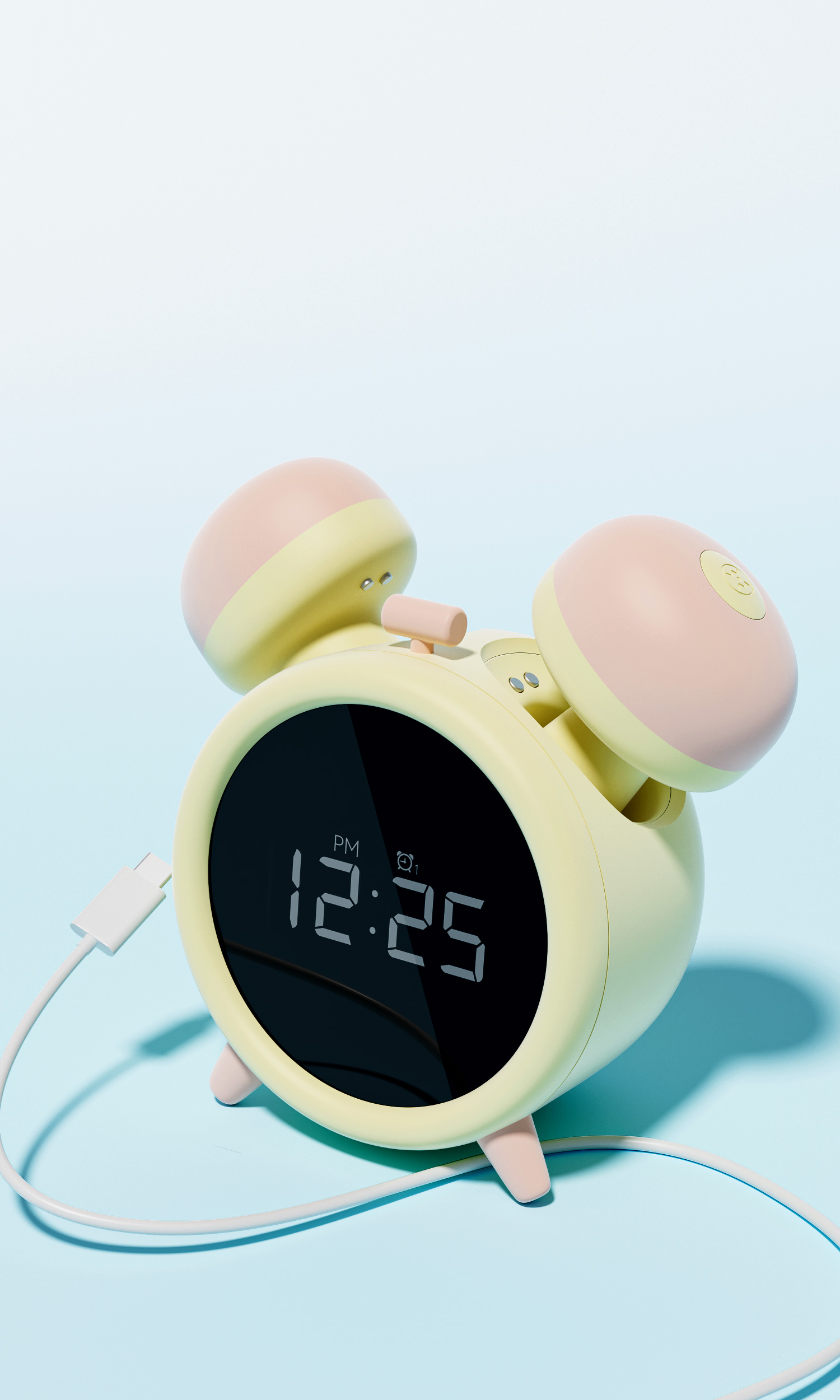 BeYourLover Naughty Clock - умный секс-будильник 3в1 - Желтый