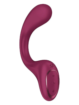 Satisfyer G for Goddess 2 - гибкий вибратор для двойной стимуляции - Винный