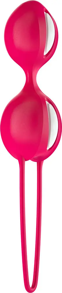 SMARTBALLS DUO - вагинальные шарики со смещенным центром от Fun Factory - Розовый SMARTBALLS DUO - вагинальные шарики со смещенным центром от Fun Factory - Розовый