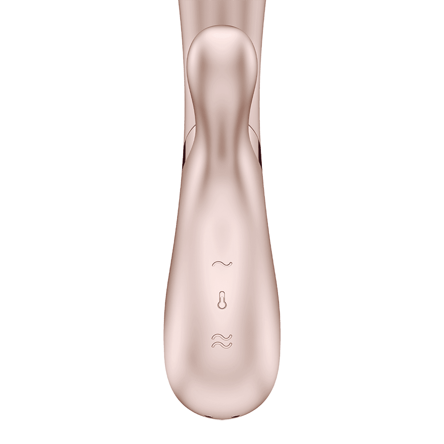 Satisfyer Hot Lover - вибратор с нагревом и мобильным приложением - Розовое золото