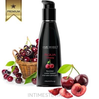 Оральная смазка Wicked Cherry (Вишня) - 120 мл