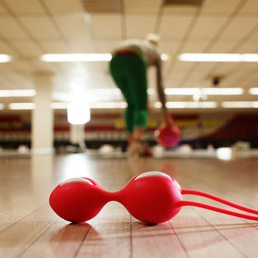 SMARTBALLS DUO - вагинальные шарики со смещенным центром от Fun Factory - Розовый SMARTBALLS DUO - вагинальные шарики со смещенным центром от Fun Factory - Розовый