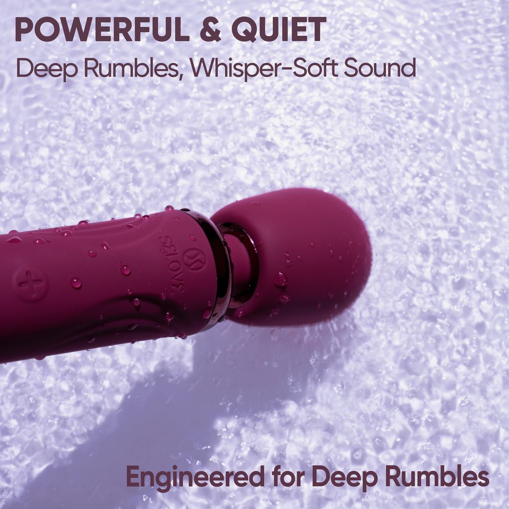 Selove Vela - мощный массажер-wand для всего тела - Винный