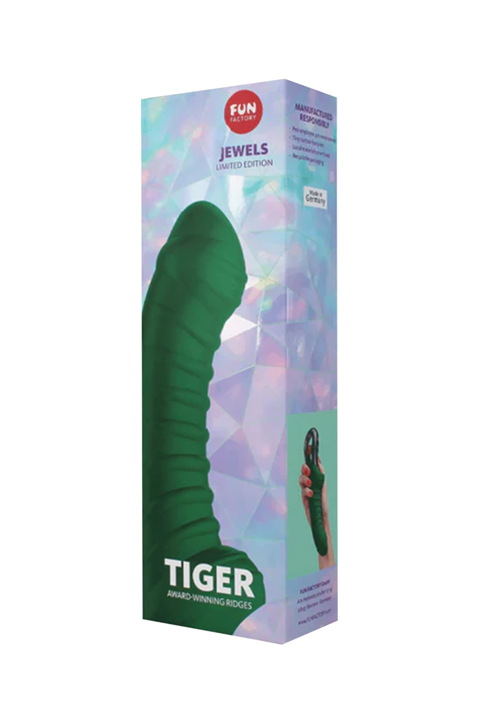 Вибратор TIGER G5 - Изумруд