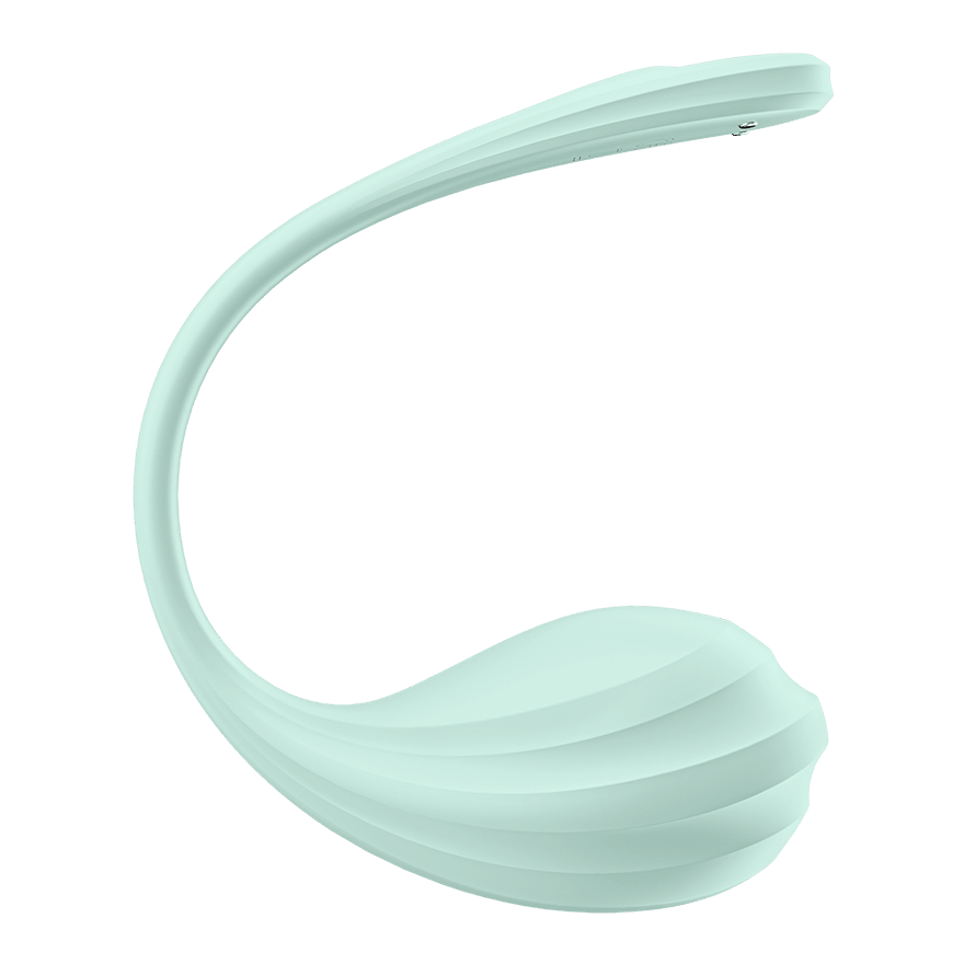 Satisfyer Smooth Petal - виброяйцо со смарт-управлением - Фисташка