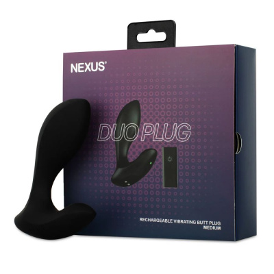 Nexus Duo Plug - пробка с вибрацией и пультом ДУ - Medium Nexus Duo Plug - пробка с вибрацией и пультом ДУ - Medium