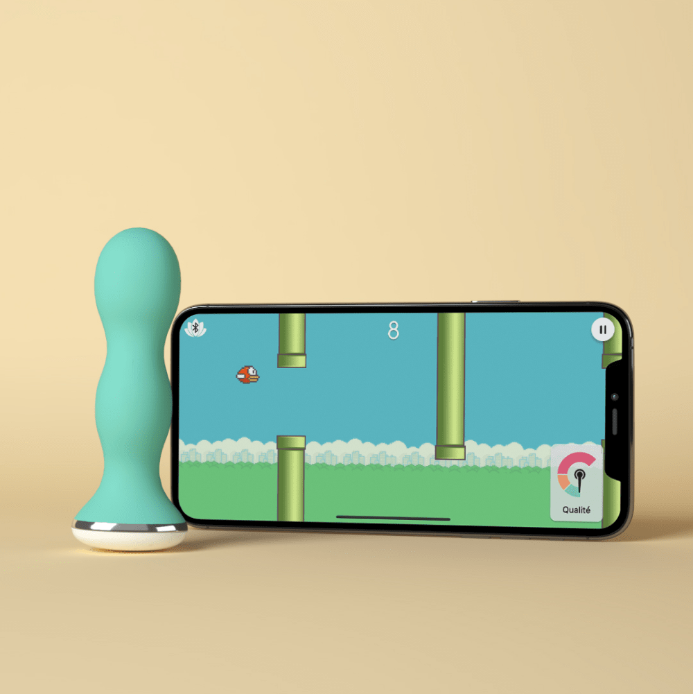 Perifit Kegel - компактный тренажер с мобильным приложением - Фисташковый Perifit Kegel - компактный тренажер с мобильным приложением - Фисташковый