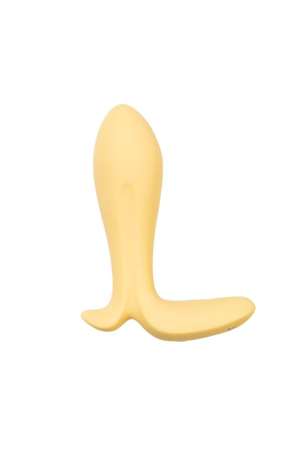 Satisfyer Intensity Plug - анальный плаг с приложением - Желтый Satisfyer Intensity Plug - анальный плаг с приложением - Желтый