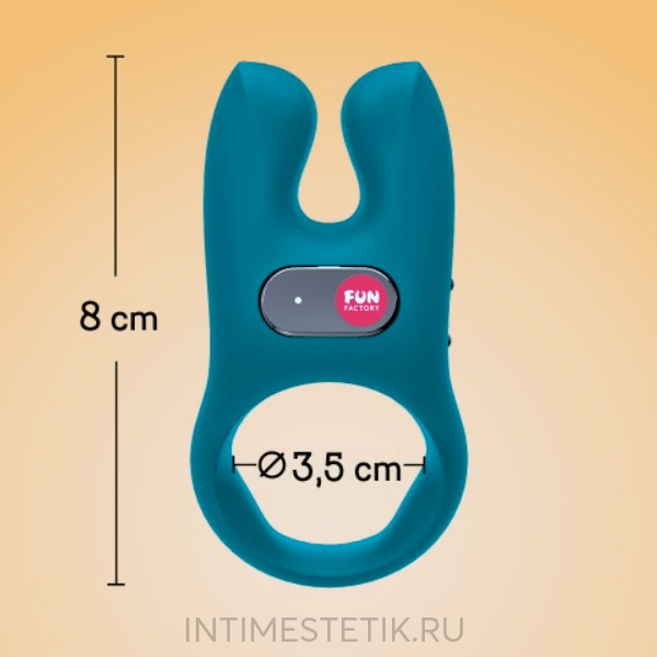 Эрекционное кольцо NOS Fun Factory - Зеленый