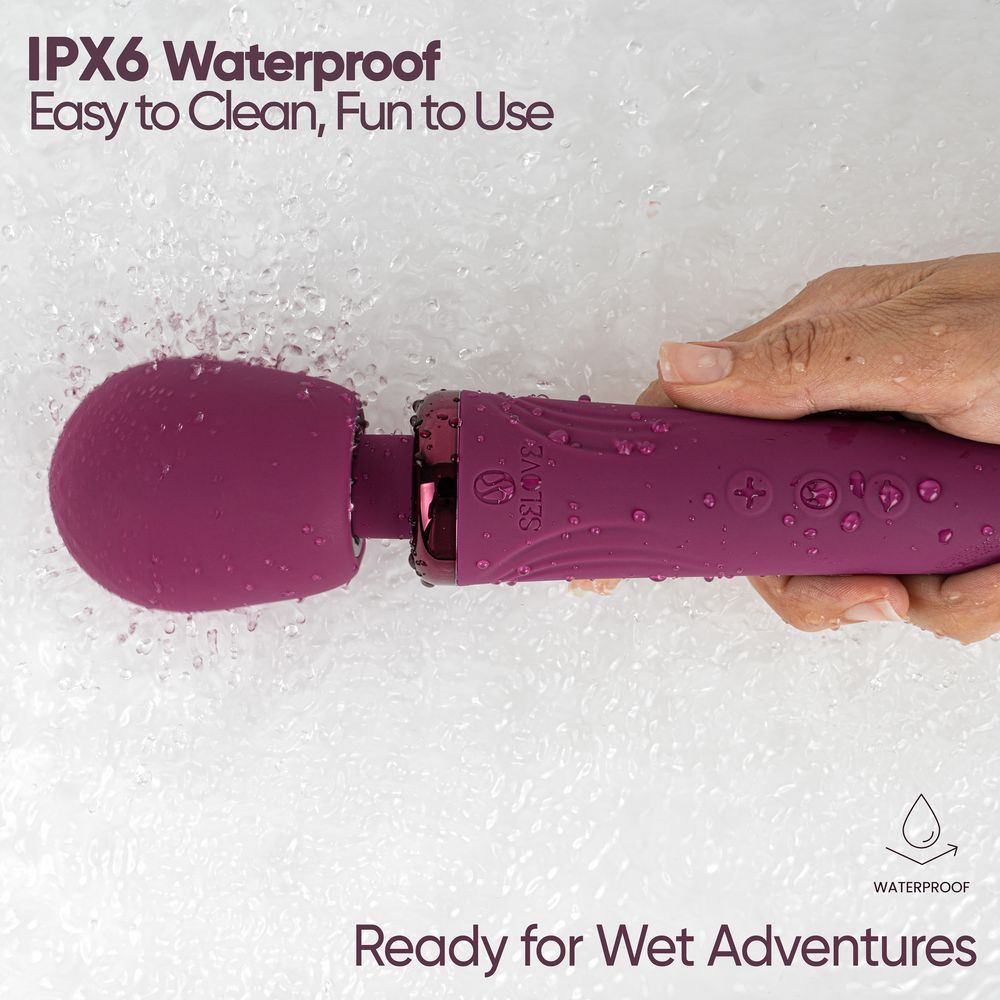 Selove Vela - мощный массажер-wand для всего тела - Винный