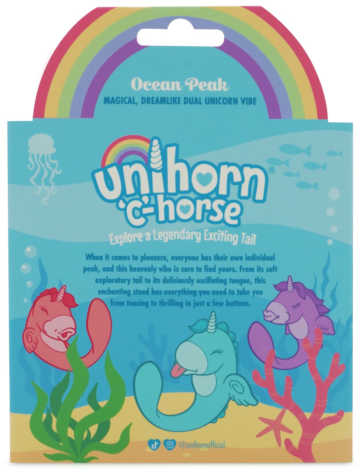 Unihorn C-Horse - вибратор для двойной стимуляции - Ocean Peak