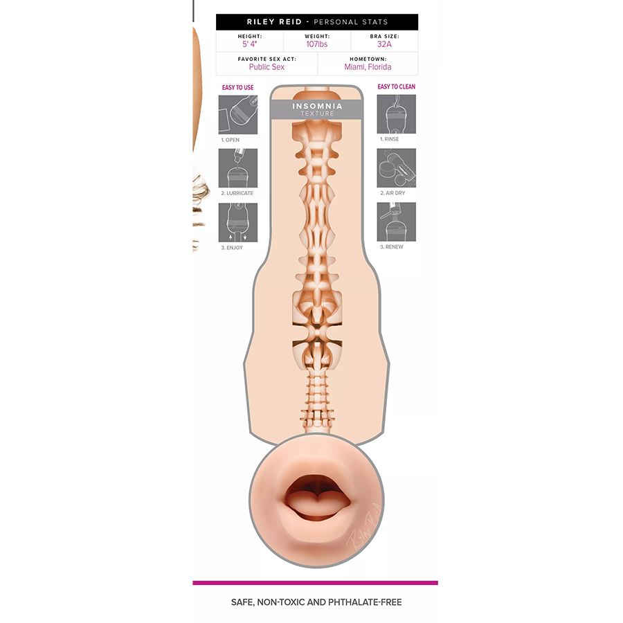 Fleshlight Girls Riley Reid - реалистичный мастурбатор INSOMNIA (ротик) Fleshlight Girls Riley Reid - реалистичный мастурбатор INSOMNIA (ротик)