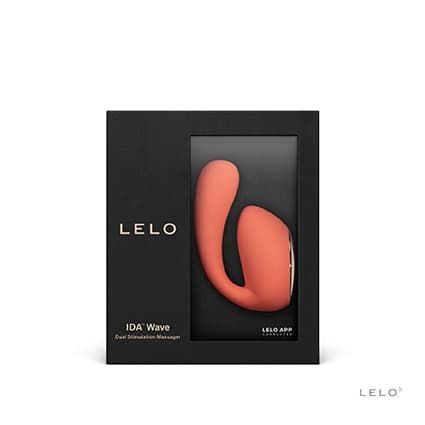 LELO IDA Wave - вибратор для двойной стимуляции с мобильным приложением - Коралловый