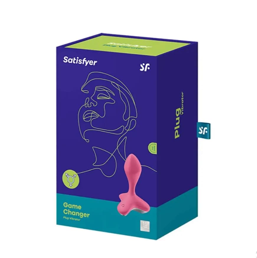 Гибкая анальная пробка Game Changer Satisfyer с вибрацией - Розовый Гибкая анальная пробка Game Changer Satisfyer с вибрацией - Розовый