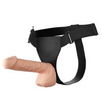 Baile Ultra Passionate Harness - страпон с вибрацией на регулируемых креплениях