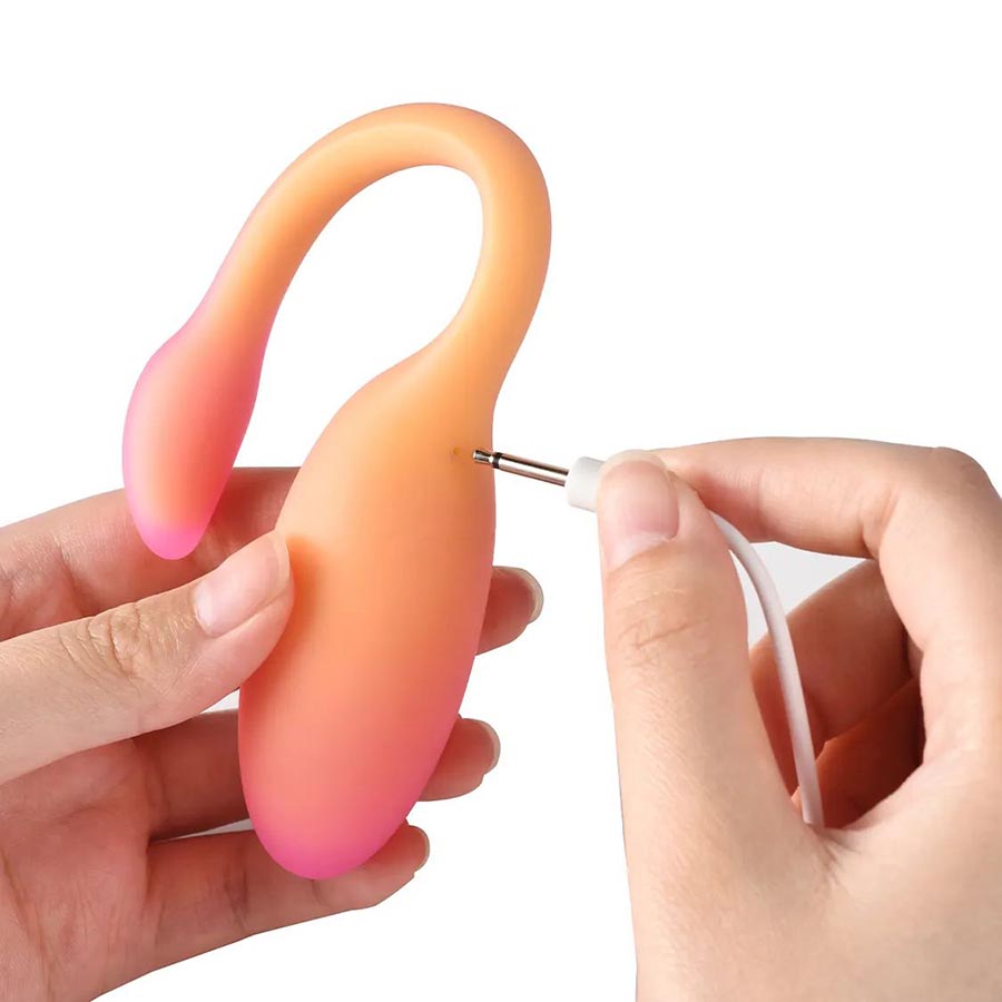 Magic Motion Flamingo Max - 2 в 1 вибратор + тренажер кегеля - Желто/Розовый Magic Motion Flamingo Max - 2 в 1 вибратор + тренажер кегеля - Желто/Розовый