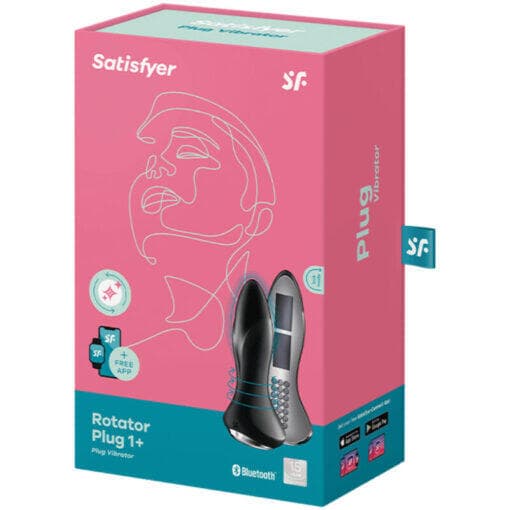 Анальная пробка с риммингом Satisfyer Rotator Plug - Черный Анальная пробка с риммингом Satisfyer Rotator Plug - Черный