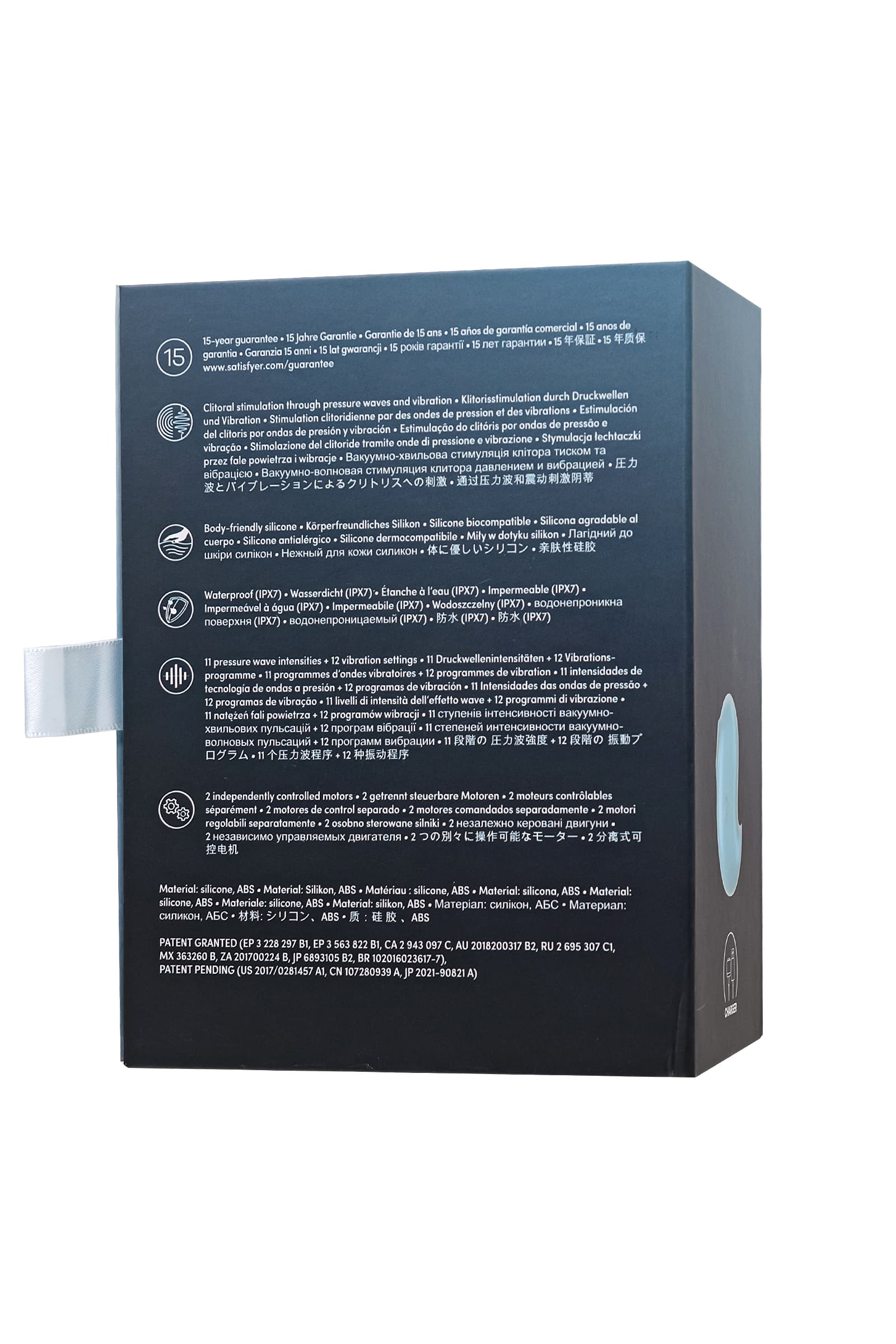 Satisfyer Cutie Ghost - вакуумный стимулятор с вибрацией - Коробка (Голубой)