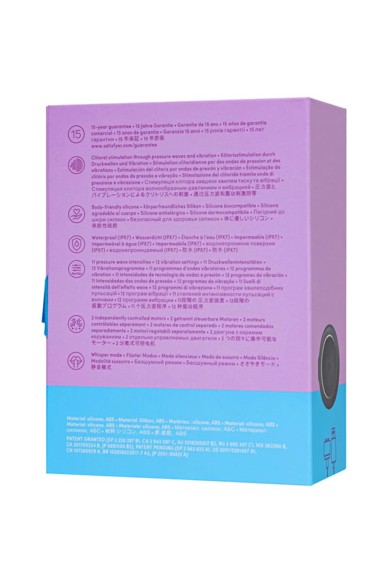 Satisfyer Pro To Go 3 - вакуумный-стимулятор с вибрацией - Черный