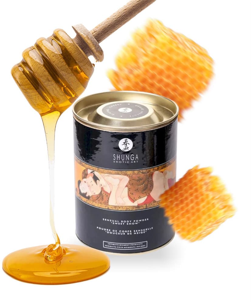 Съедобная пудра Shunga для тела, 228 г - Мёд Съедобная пудра Shunga для тела, 228 г - Мёд