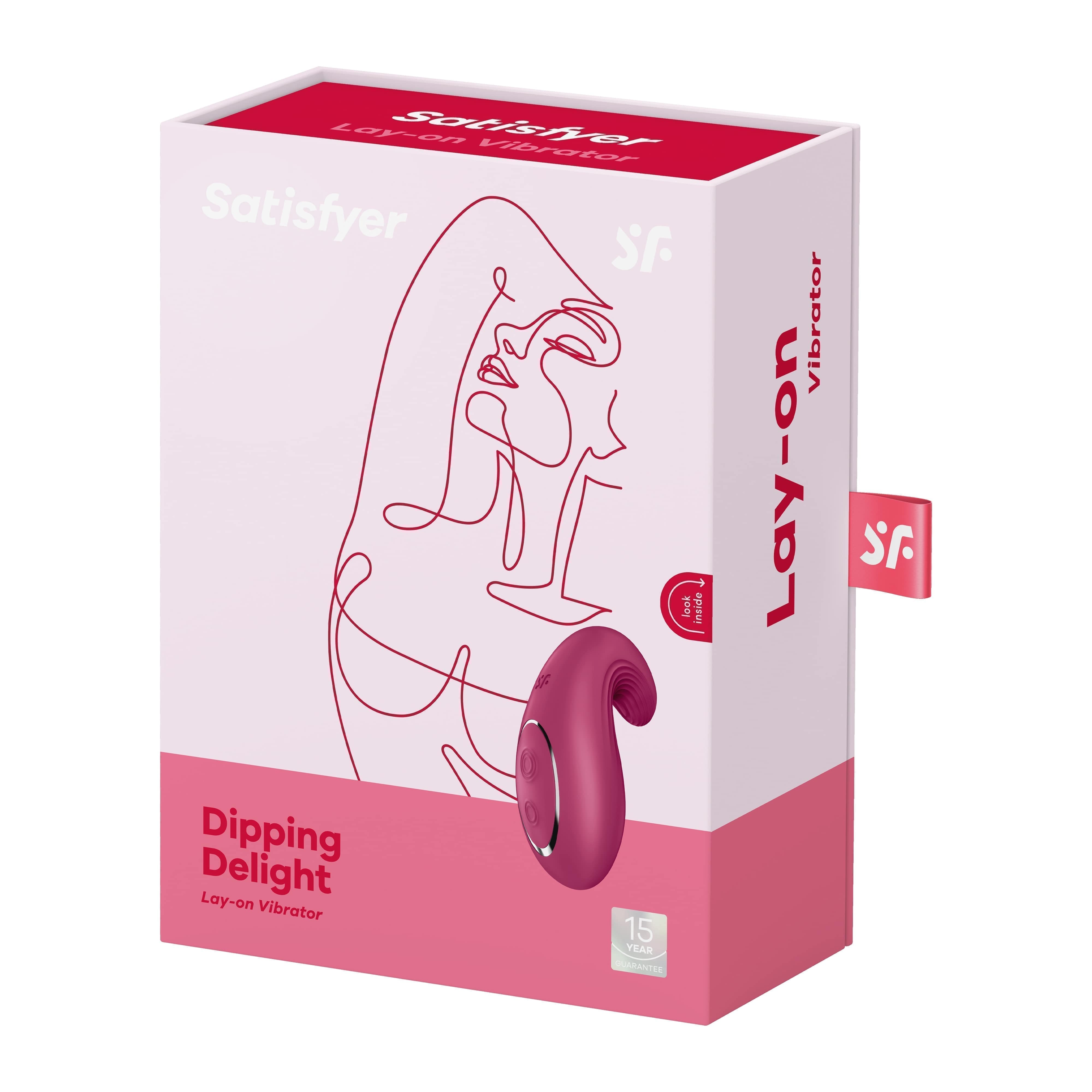 Клиторальный вибратор Satisfyer Dipping Delight - Винный