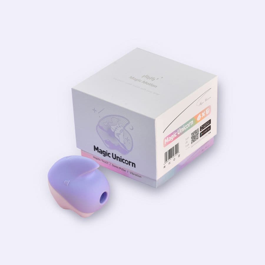 Magic Motion Unicorn - вакуумный стимулятор с вибрацией - Сиреневый