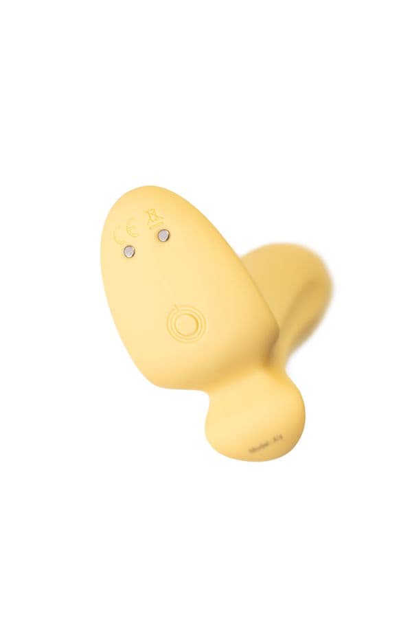 Satisfyer Intensity Plug - анальный плаг с приложением - Желтый Satisfyer Intensity Plug - анальный плаг с приложением - Желтый