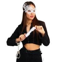 Карнавальный набор «Сладкая ночь» (маска, наручники, подвязка) Карнавальный набор «Сладкая ночь» (маска, наручники, подвязка)