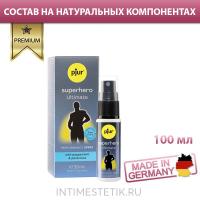 Спрей-пролонгатор Pjur Superhero Ultimate Spray с пантенолом, 20 мл
