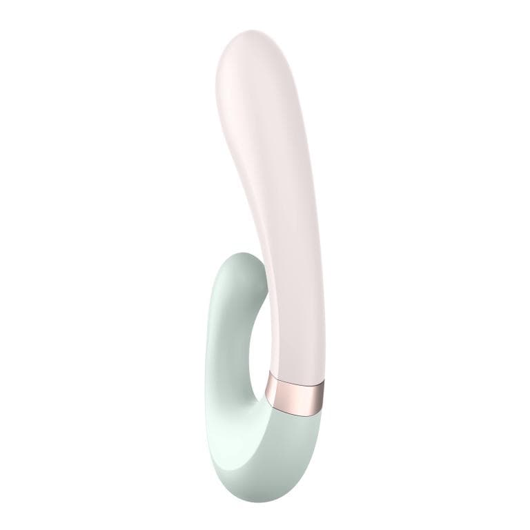 Вибратор-кролик Heat Wave Satisfyer - Мятный/Розовый Вибратор-кролик Heat Wave Satisfyer - Мятный/Розовый