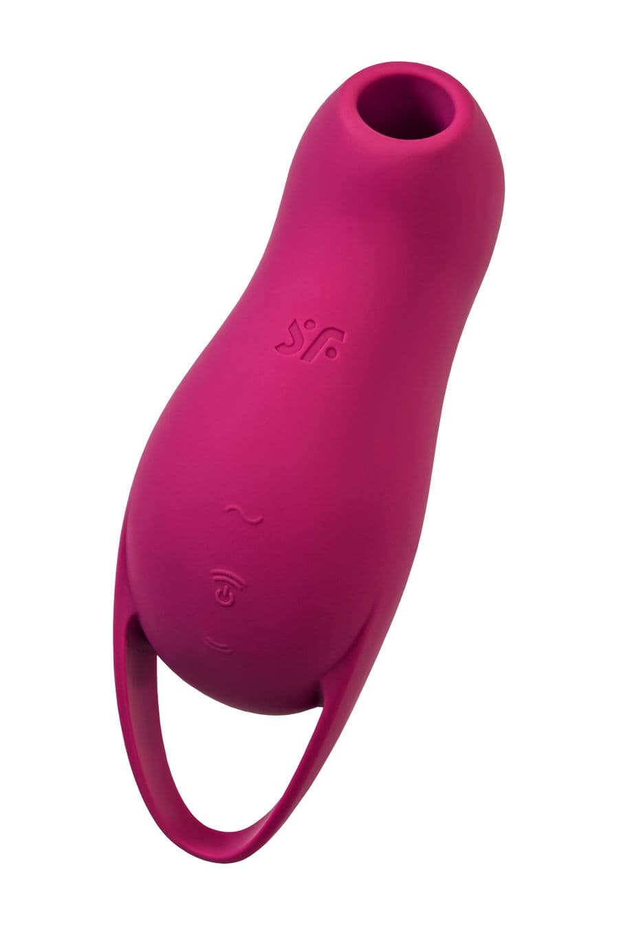 Вакуумно-волновой стимулятор Pocket Pro 1 Satisfyer с вибрацией - Винный