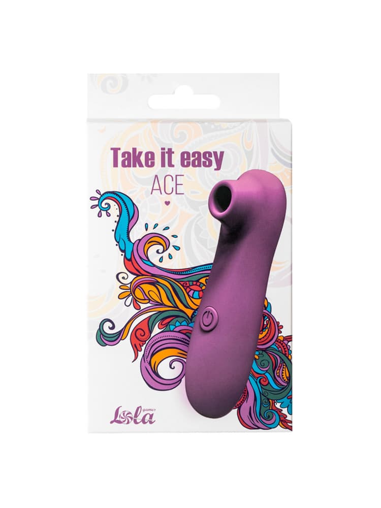 Вакуумный стимулятор TAKE IT EASY Ace - Фиолетовый Вакуумный стимулятор TAKE IT EASY Ace - Фиолетовый