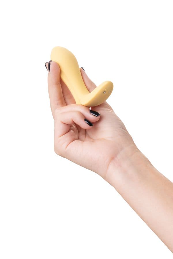 Satisfyer Intensity Plug - анальный плаг с приложением - Желтый Satisfyer Intensity Plug - анальный плаг с приложением - Желтый