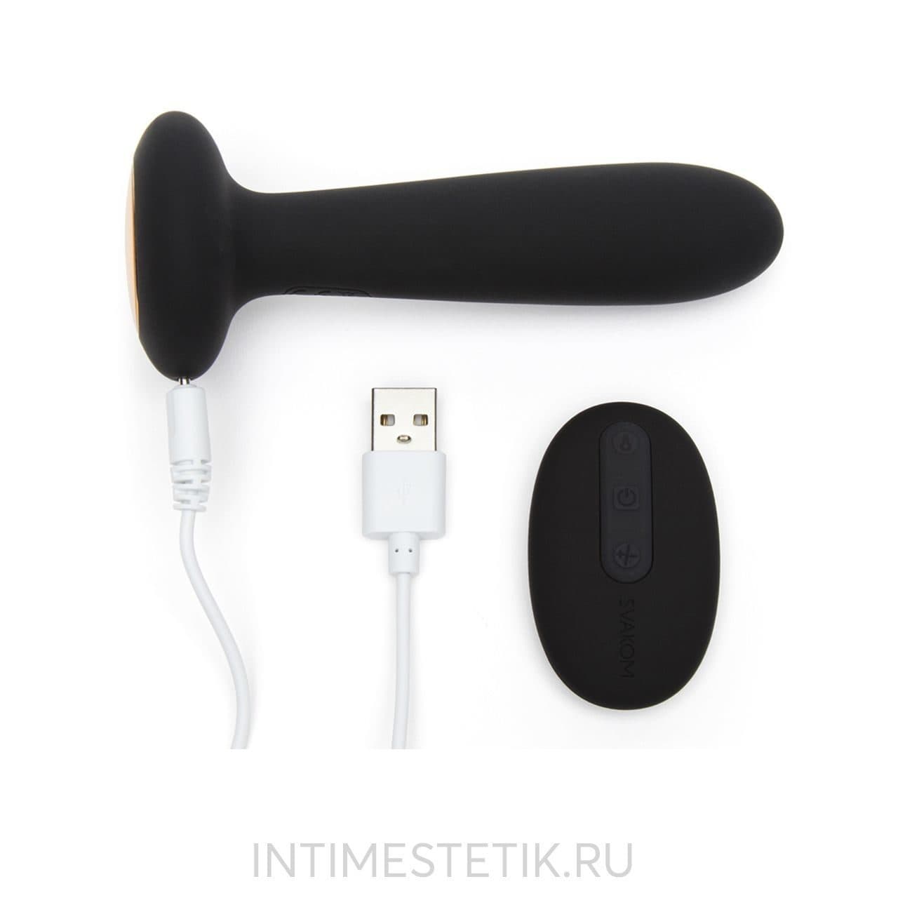 Анально-вагинальный вибратор Primo Svakom - черный