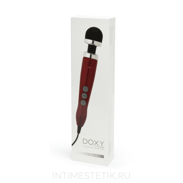 Doxy Number 3 - универсальный вибромассажёр - Красный Doxy Number 3 - универсальный вибромассажёр - Красный