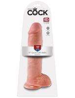 Фалломитатор утолщенный King Cock 11" для фистинга