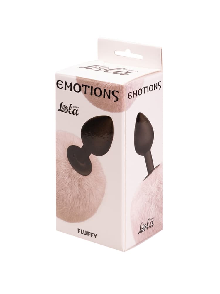 Анальная пробка с заячьим хвостиком EMOTIONS FLUFFY (medium) - Белый Анальная пробка с заячьим хвостиком EMOTIONS FLUFFY (medium) - Белый
