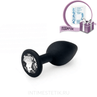 Силиконовая анальная пробка размер S