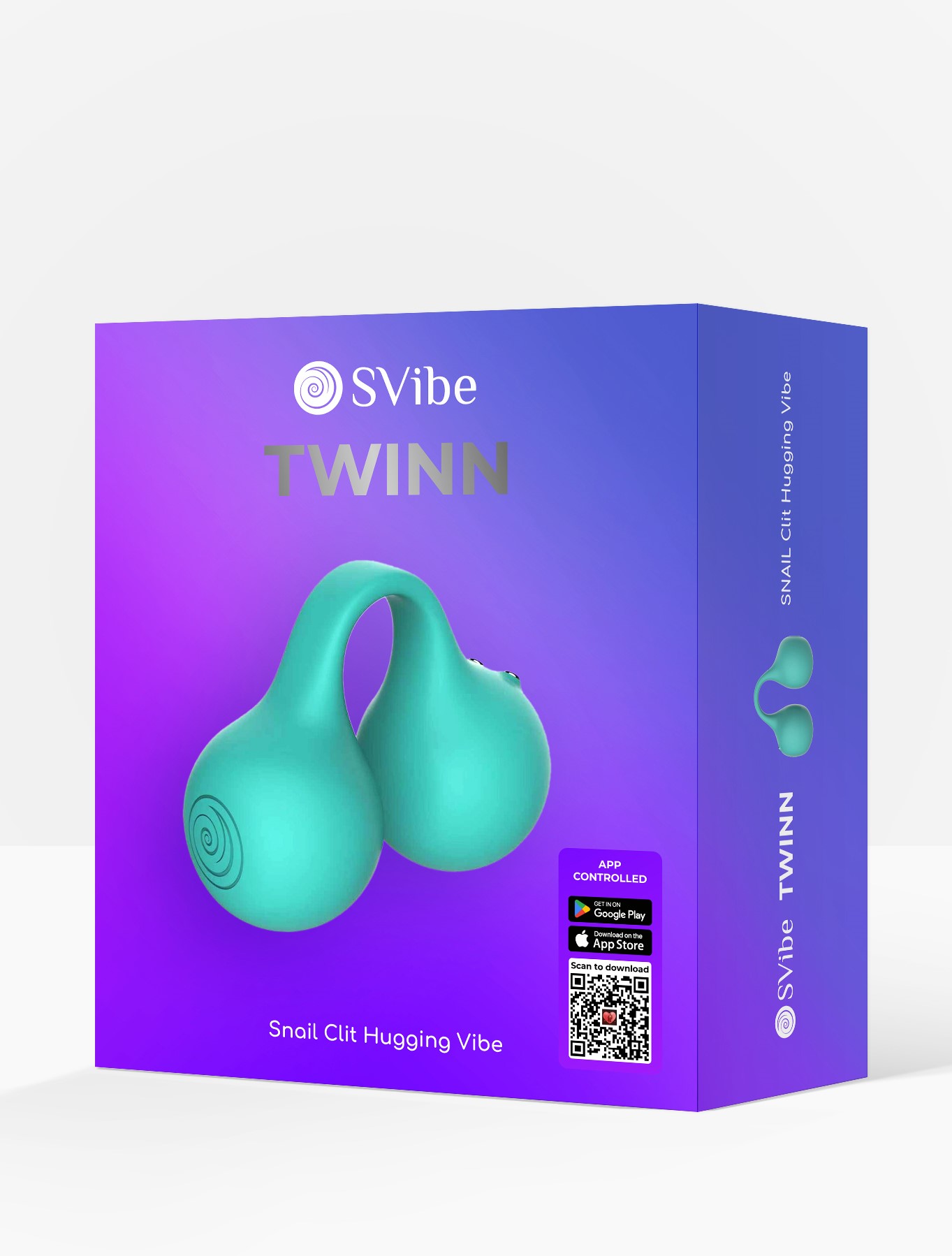 SVIBE Twinn — вибростимулятор с эффектом давления - Бирюзовый