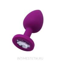 Силиконовая анальная пробка размер M