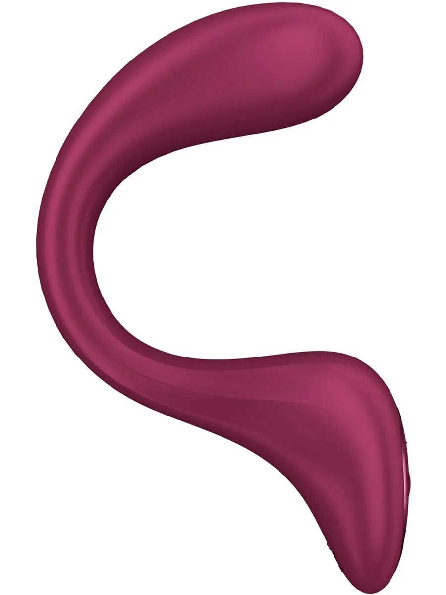 Satisfyer G for Goddess 2 - гибкий вибратор для двойной стимуляции - Винный