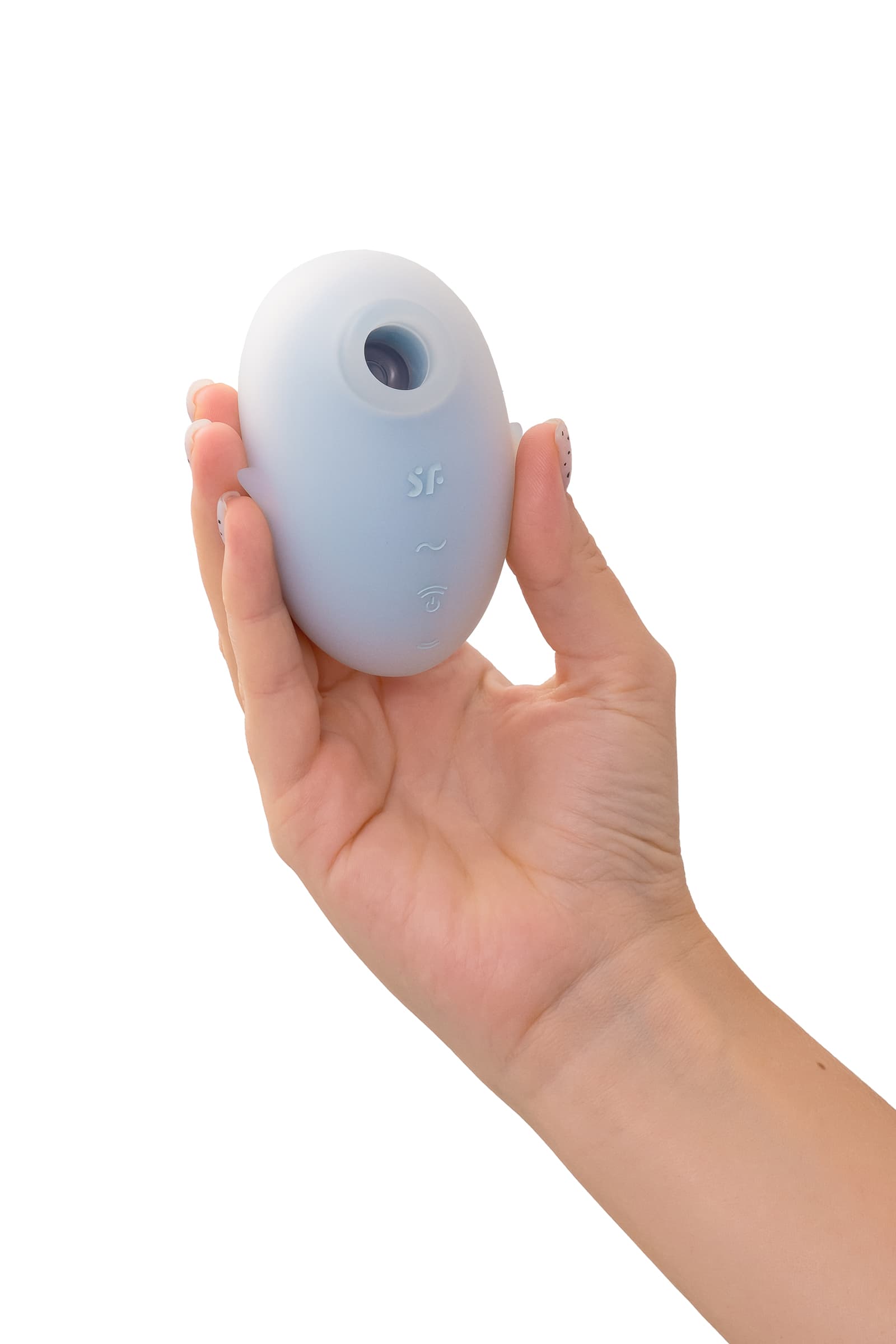 Satisfyer Cutie Ghost - вакуумный стимулятор с вибрацией - Коробка (Голубой)