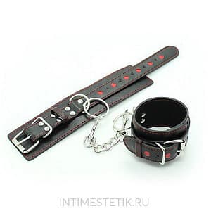 Наручники декорированные сердцами Джага-Джага Наручники декорированные сердцами Джага-Джага