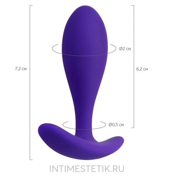 Маленькая анальная пробка TODO HUB - Фиолетовый