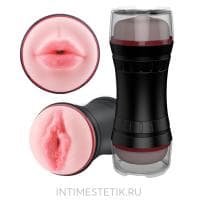 Мастурбатор Polaris S-Hande двусторонний (ротик + вагина)