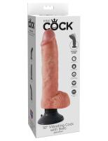 Вибромассажер 3в1 на съемной присоске 10 Vibrating Cock with Balls Вибромассажер 3в1 на съемной присоске 10 Vibrating Cock with Balls