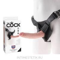 Strap-On Harness King Cock 7 - страпон со съемной насадкой на регулируемых ремнях Strap-On Harness King Cock 7 - страпон со съемной насадкой на регулируемых ремнях